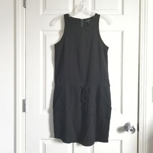 Sociology Black Sleeveless Tank Dress